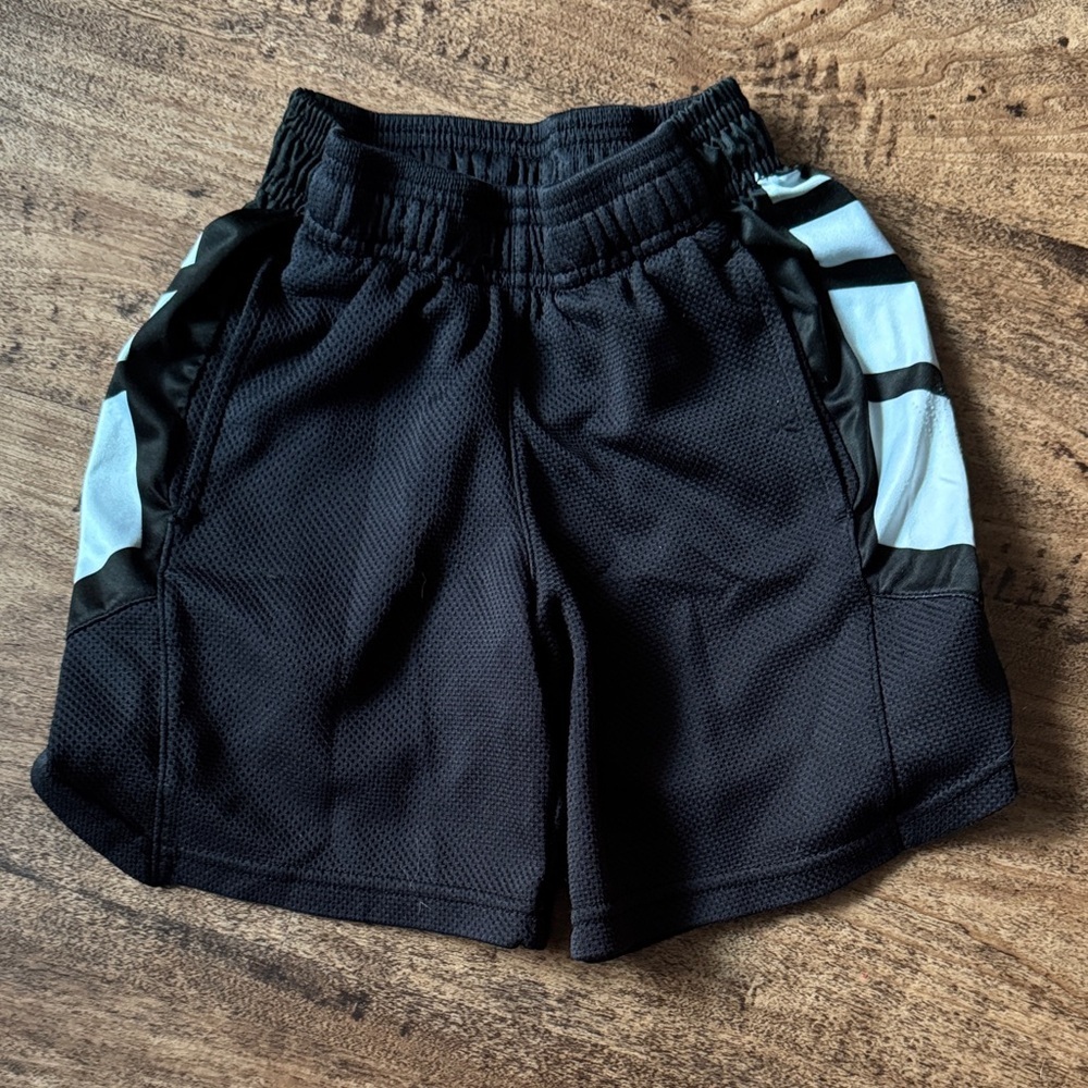 Champion Kids' Black and White Mesh Shorts